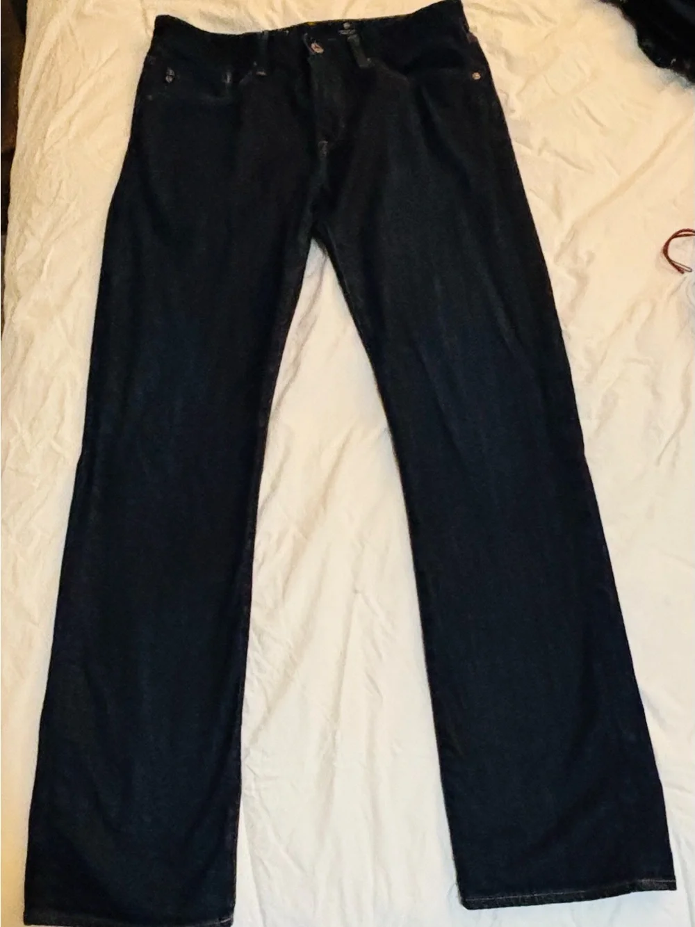 Adriano Goldschmied Men’s Dark Blue Straight-Leg Jeans sustainable LA